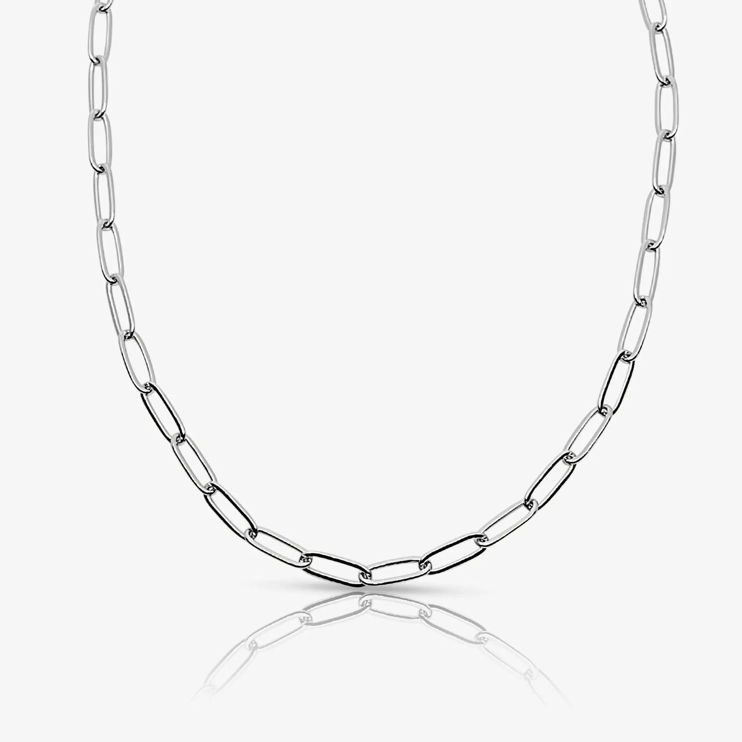 Gold or Silver Plated Women's Waterproof Link Up Necklace HNXL0020