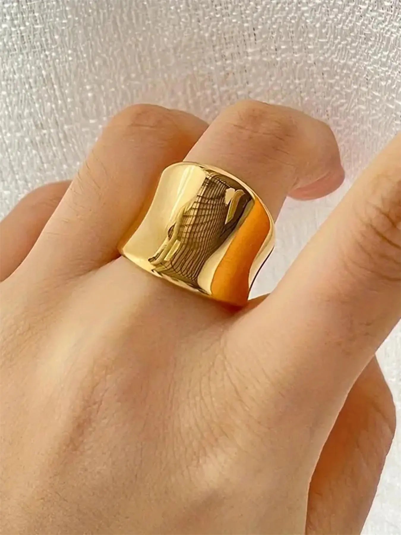 Fashionable Geometric Design Ring, Elegant Glittering Ring, Elegant Jewelry for Women for Party, Rings for Women, Daily Clothing Decor, Trendy All-match & Exquisite Jewelry for Birthday Gift, Gifts for Her HNJZ0021