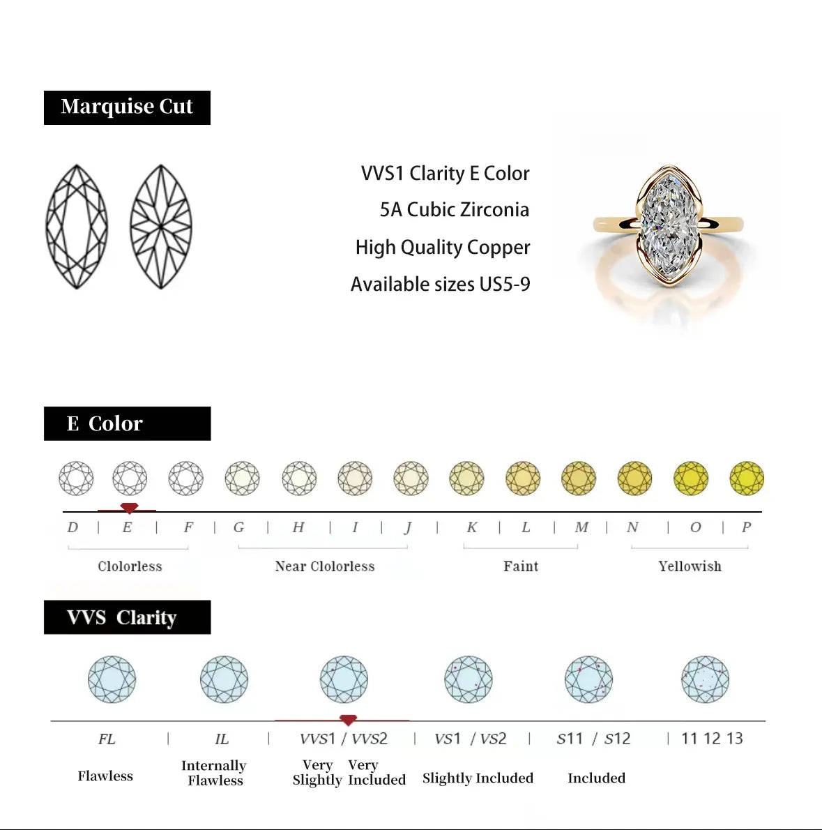Geometric Rings 5A Cubic Zirconia Sparkling and Charming Simple Design, High Quality Copper, Perfect for Daily Wear and Women’s Gift Selection HNJZ0054