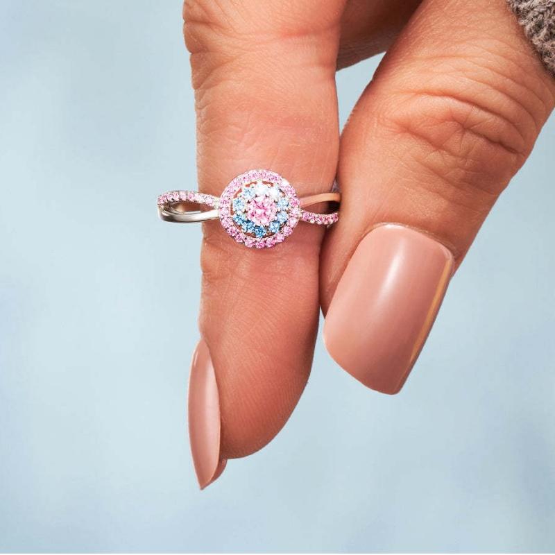 Mama of an Angel Circle Ring - Hypoallergenic, Colorfast, and with an open design suitable for all finger sizes HNJZ0034