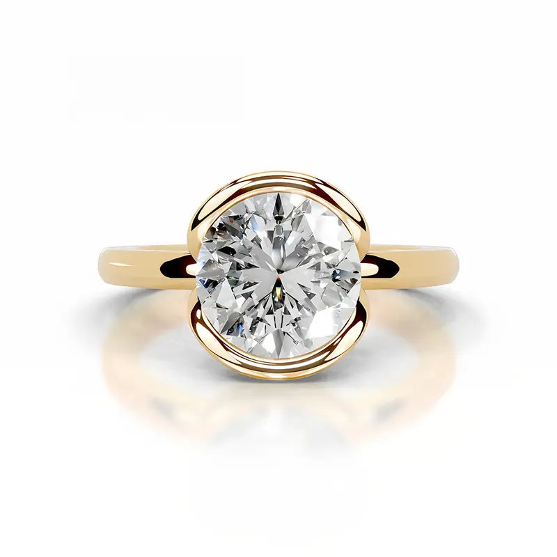 Geometric Rings 5A Cubic Zirconia Sparkling and Charming Simple Design, High Quality Copper, Perfect for Daily Wear and Women’s Gift Selection HNJZ0054