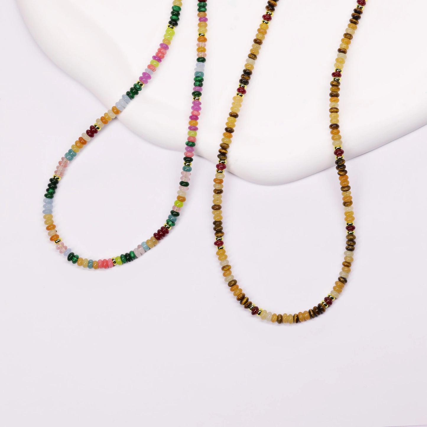 Boho Beaded Gemstone Necklace, Vibrant Mix & Creativity Crystal Energy, Gift for her, Friendship Necklace, Holiday Haul Deals, Colorful Energy Necklace, Spring Essentials, Meaningful Mother’s Day Gift for Mom HNXL0029