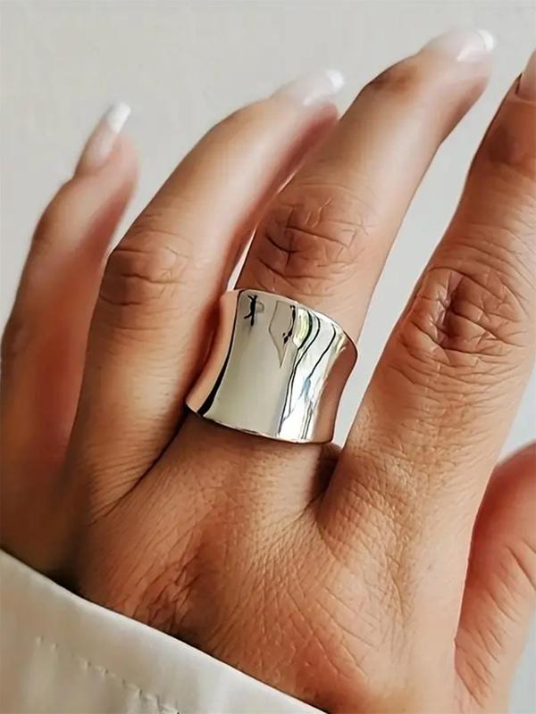 Fashionable Geometric Design Ring, Elegant Glittering Ring, Elegant Jewelry for Women for Party,  Rings for Women, Daily Clothing Decor, Trendy All-match & Exquisite Jewelry for Birthday Gift, Gifts for Her HNJZ0021