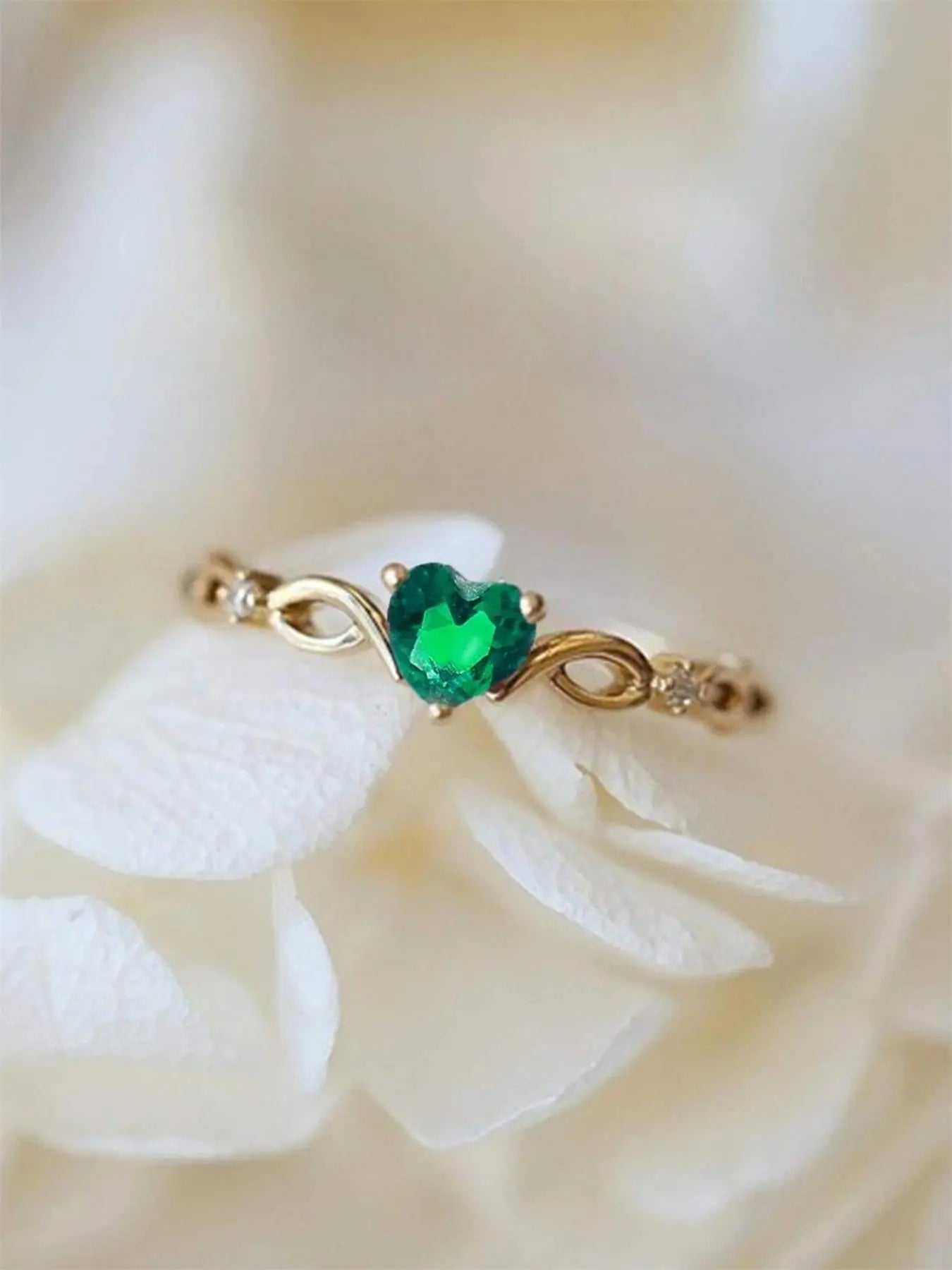 Mother's Day Gift Women's Elegant Rhinestone Decor Heart Design Promise Ring, 1 Piece Trendy Exquisite Engagement Ring, Chic F ashionable Dainty Jewelry As Gift for Girlfriend, Wedding Promise Rings, Promise Ring Gf HNJZ0027