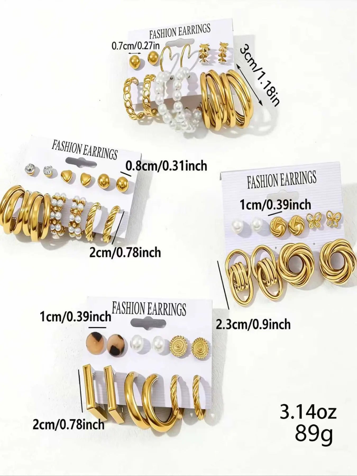 Mother's Day Gift Faux Pearl & Rhinestone Decorated Heart & Butterfly Design Stud Earrings As Gift, 2024 New Dainty Jewelry for Daily Clothing Decor, Party, High Quality Earrings, Trendy Jewelry HNEH0024