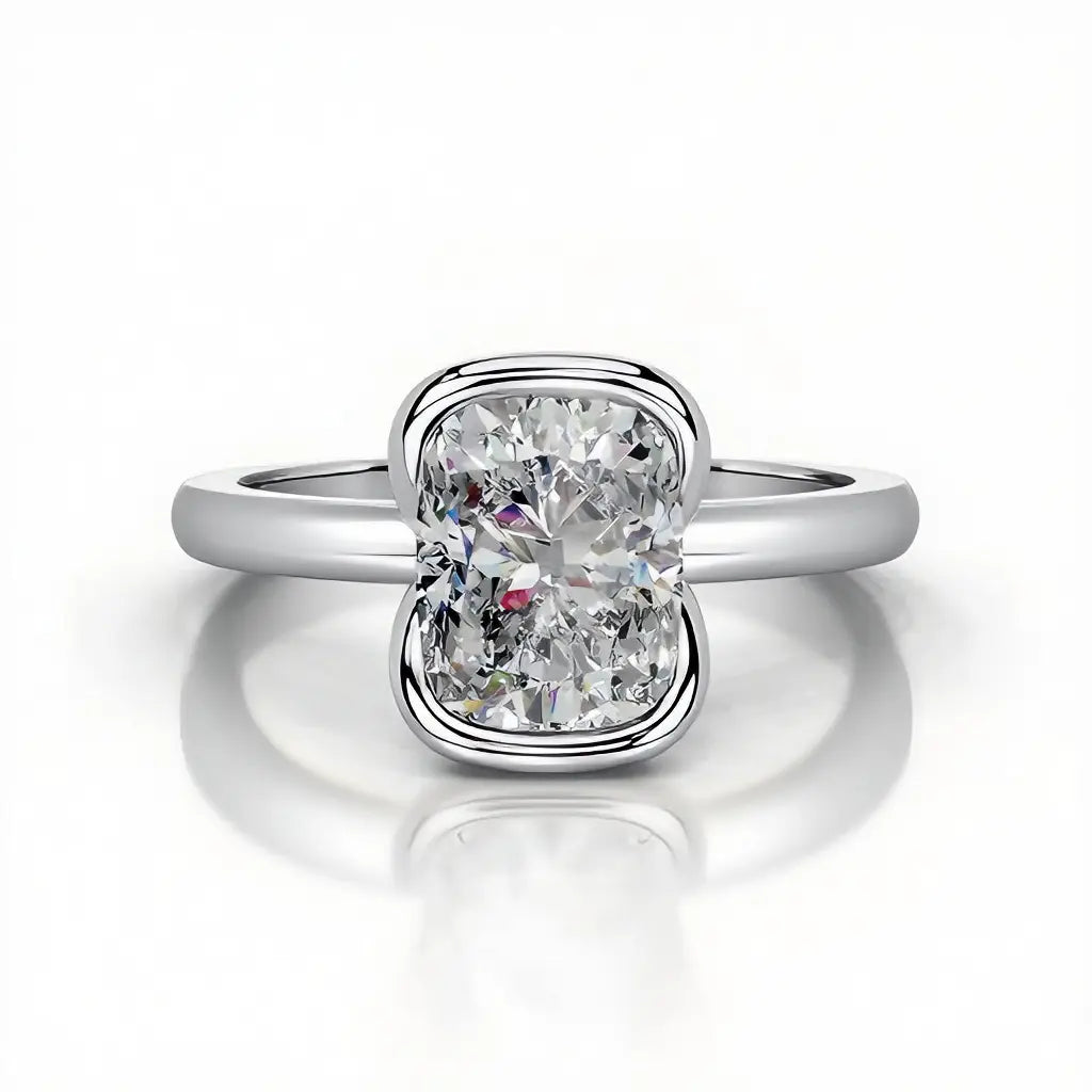Geometric Rings 5A Cubic Zirconia Sparkling and Charming Simple Design, High Quality Copper, Perfect for Daily Wear and Women’s Gift Selection HNJZ0054