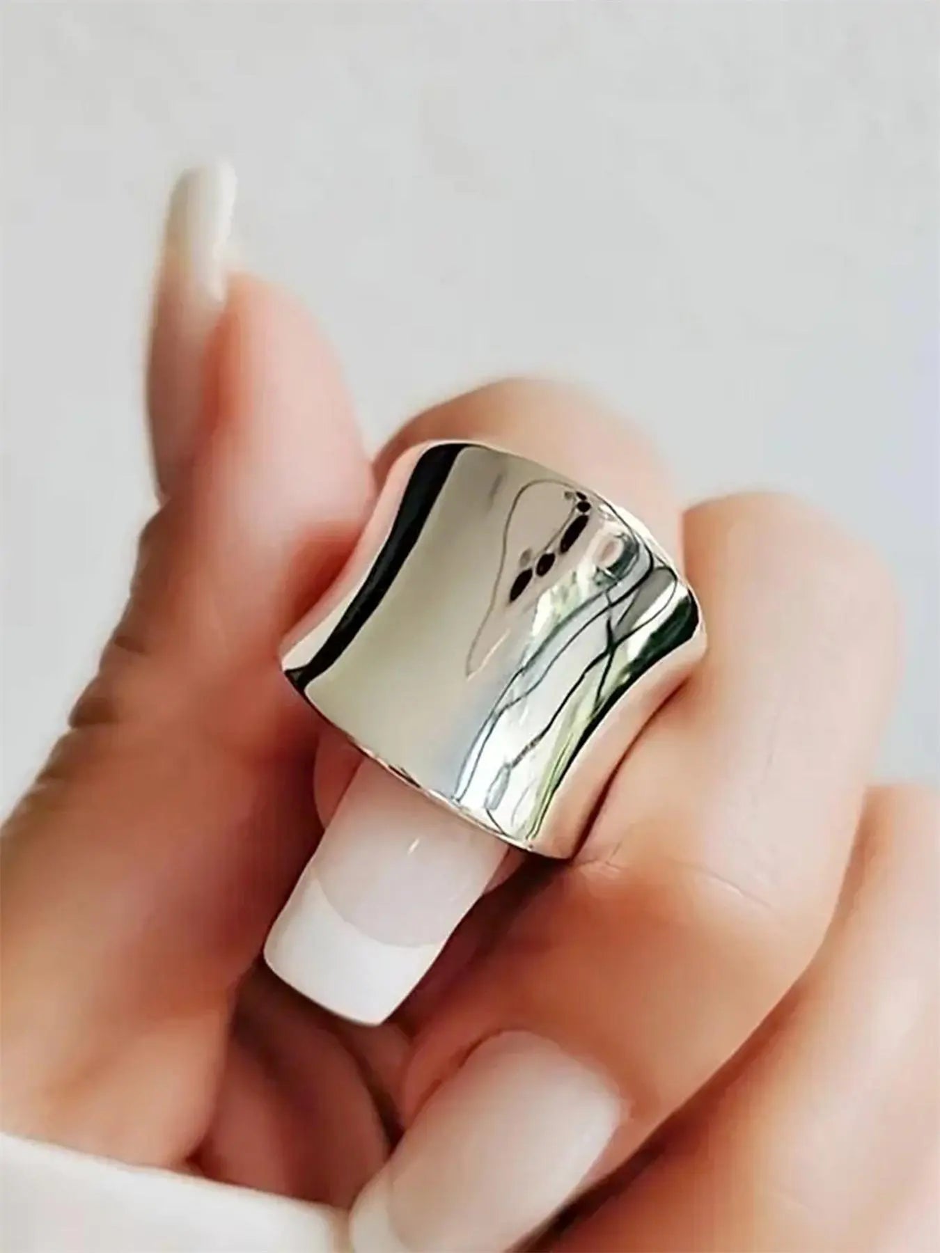 Fashionable Geometric Design Ring, Elegant Glittering Ring, Elegant Jewelry for Women for Party,  Rings for Women, Daily Clothing Decor, Trendy All-match & Exquisite Jewelry for Birthday Gift, Gifts for Her HNJZ0021